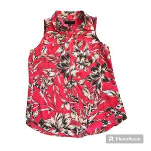 Banana Republic Tropical Print blouse. XS